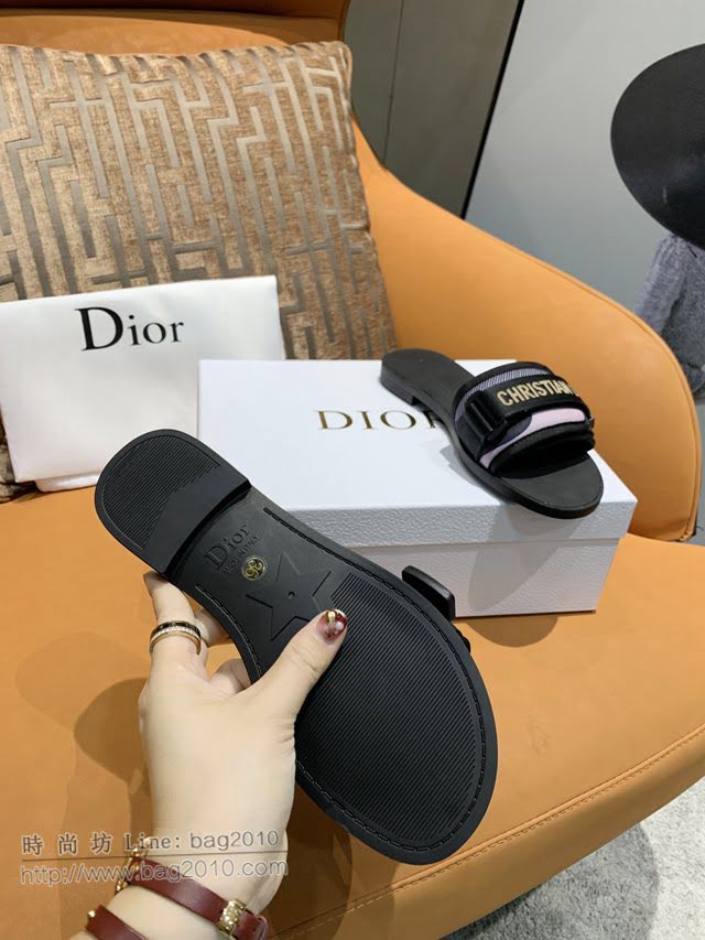 DIOR女鞋 迪奧2021新款拖鞋 Dior方頭涼拖  naq1364